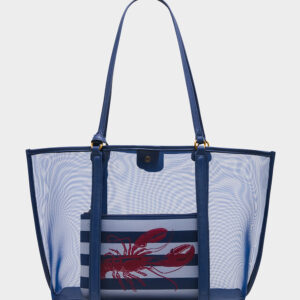 HOTTER THAN BUTTER MESH TOTE W NAVY