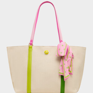 MISS MATCH TOTE NATURAL MULTI