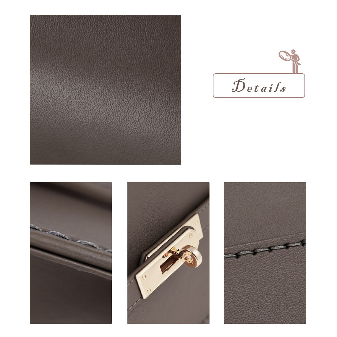 POPSEWING® Top Grain Leather Mini Jypsiere Bag DIY Kits - Image 7
