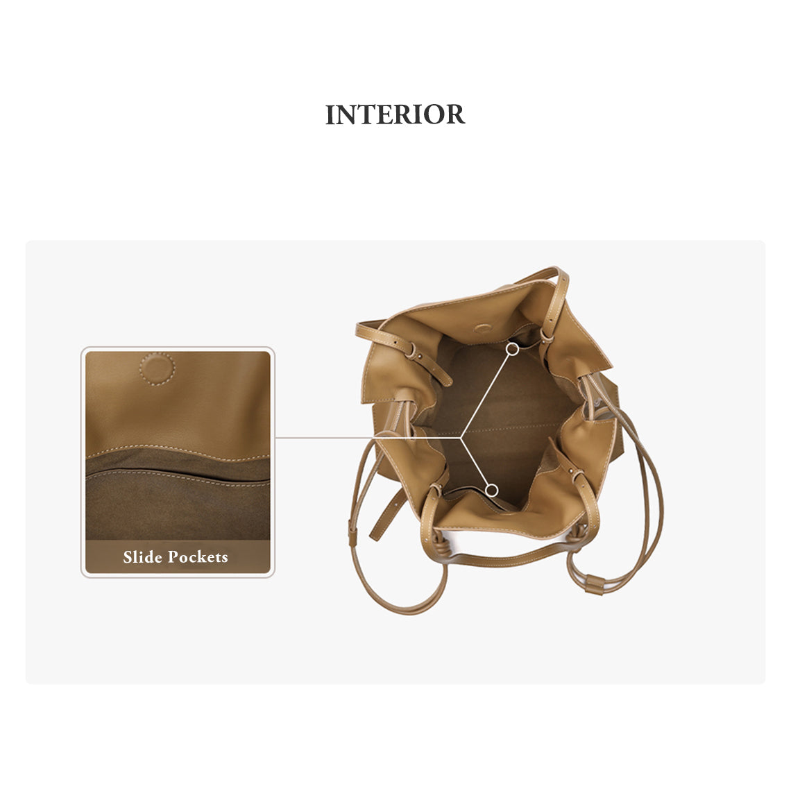 POPSEWING® Leather Drawstring Shoulder Backpack DIY Kits - Image 6