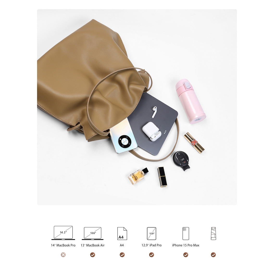 POPSEWING® Leather Drawstring Shoulder Backpack DIY Kits - Image 8