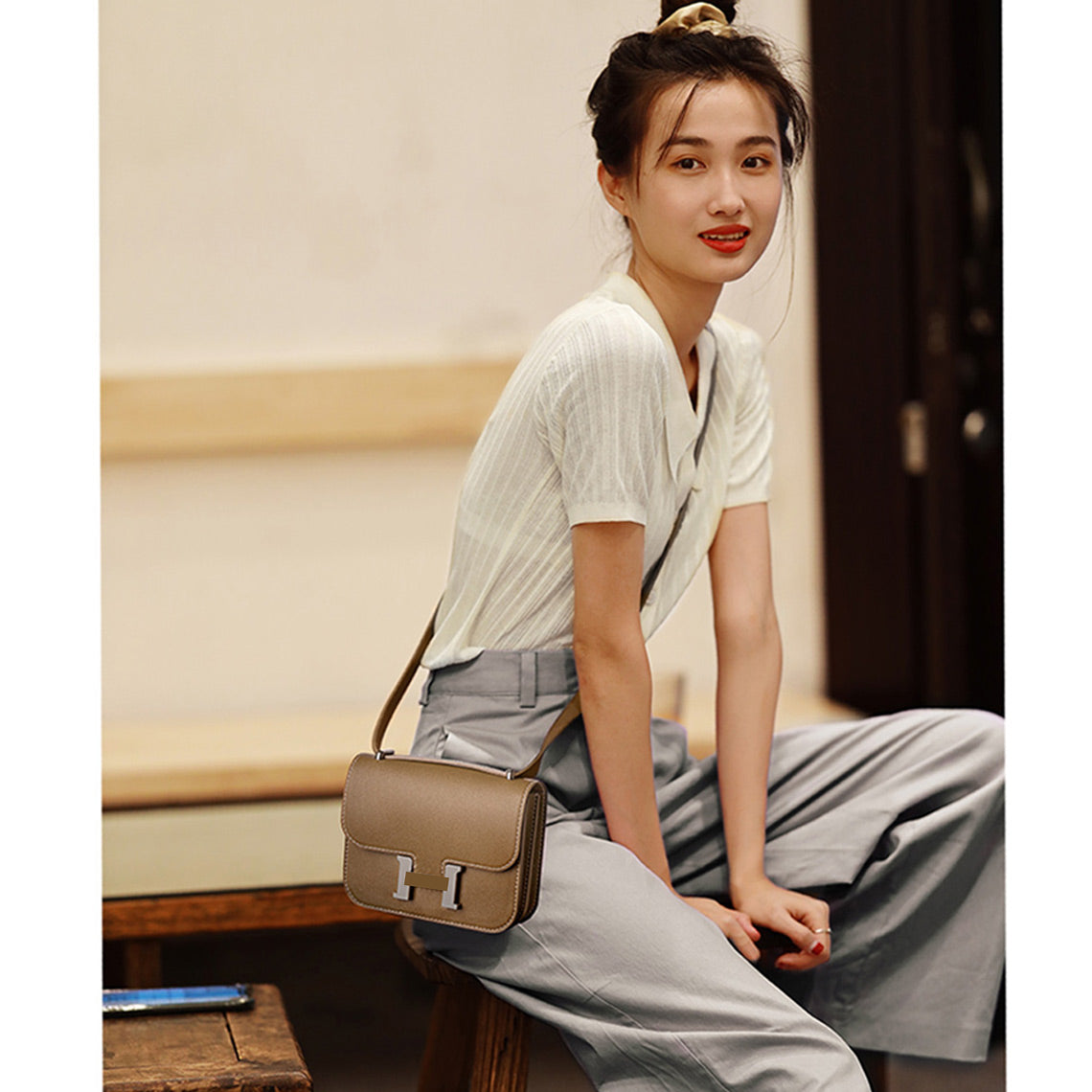POPSEWING® Leather Square Tofu Crossbody Konstance Bag DIY Kit - Image 10