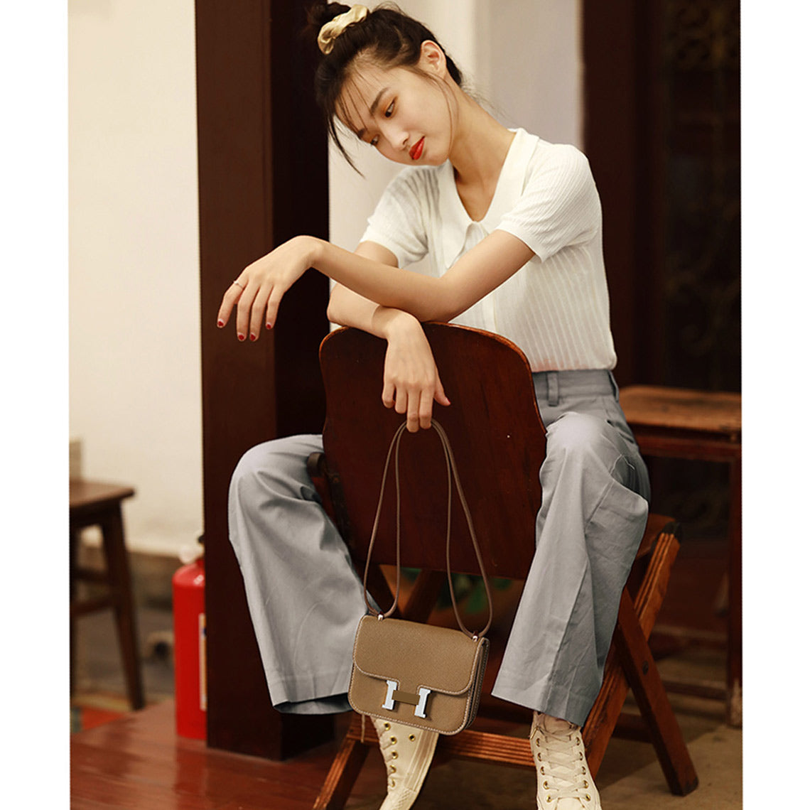 POPSEWING® Leather Square Tofu Crossbody Konstance Bag DIY Kit - Image 13