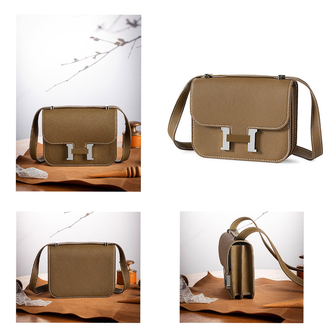 POPSEWING® Leather Square Tofu Crossbody Konstance Bag DIY Kit - Image 5
