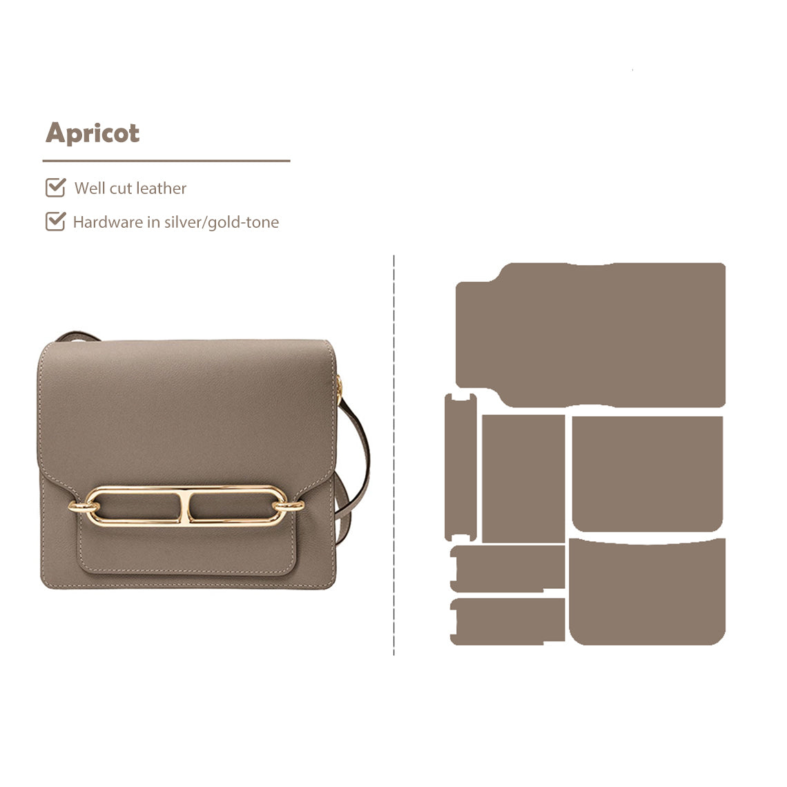 POPSEWING® Full Grain Leather Classic Loops Bag - Advanced DIY Kits - Image 9