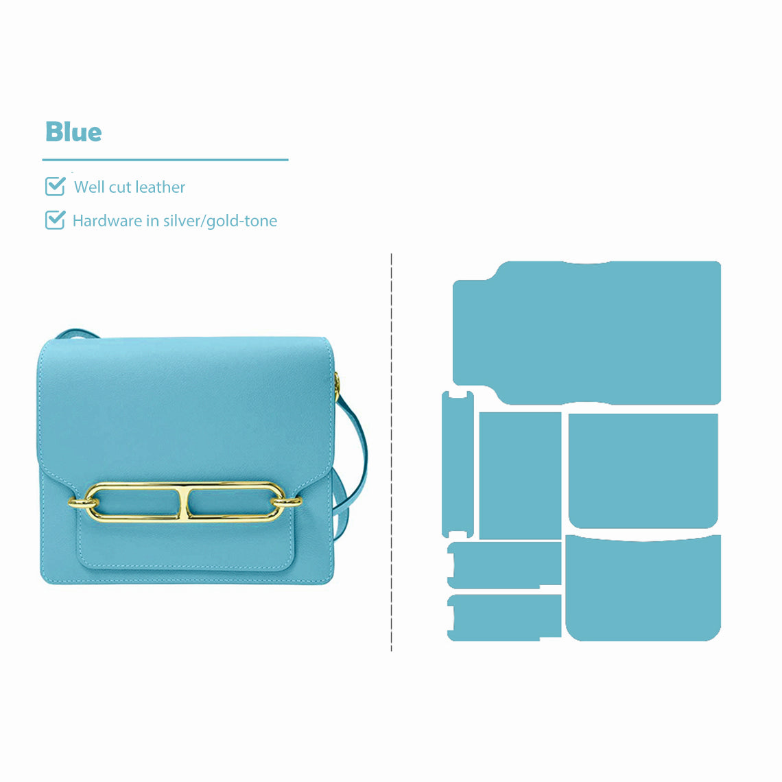 POPSEWING® Full Grain Leather Classic Loops Bag - Advanced DIY Kits - Image 11
