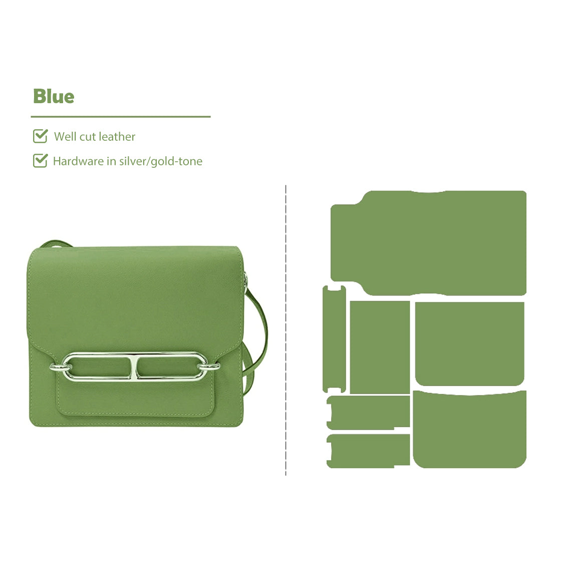 POPSEWING® Full Grain Leather Classic Loops Bag - Advanced DIY Kits - Image 13