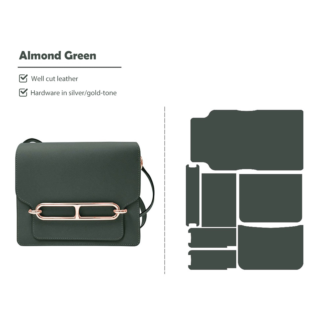 POPSEWING® Full Grain Leather Classic Loops Bag - Advanced DIY Kits - Image 12