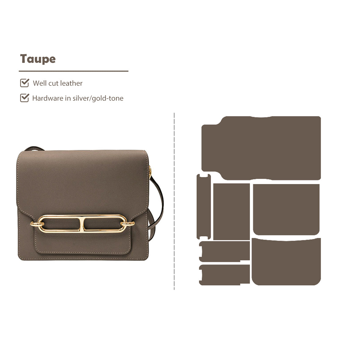 POPSEWING® Full Grain Leather Classic Loops Bag - Advanced DIY Kits - Image 15