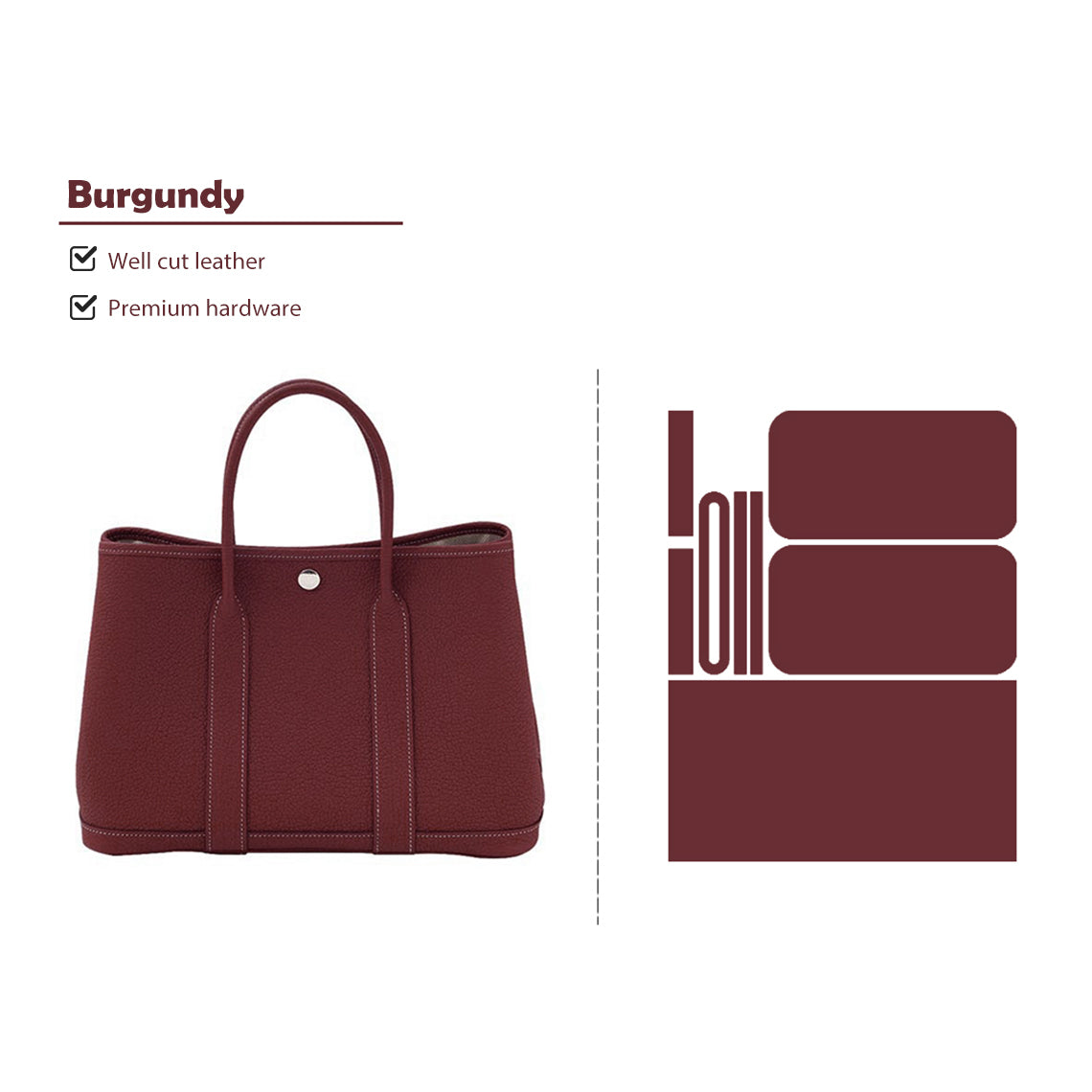 POPSEWING® Full Grain Leather New Garden Handbag - Advanced DIY Kits - Image 16