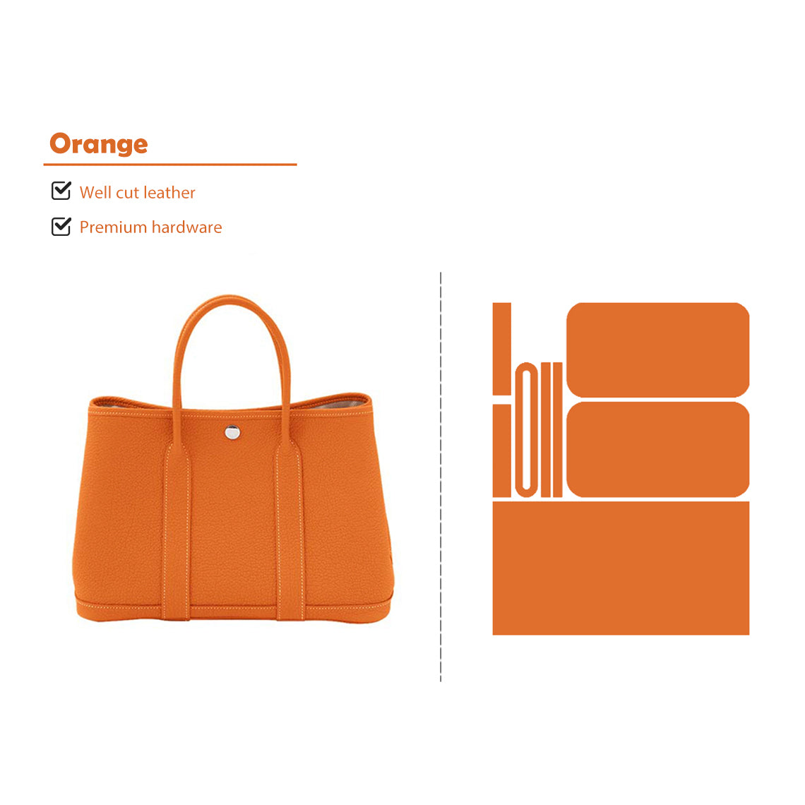 POPSEWING® Full Grain Leather New Garden Handbag - Advanced DIY Kits - Image 17
