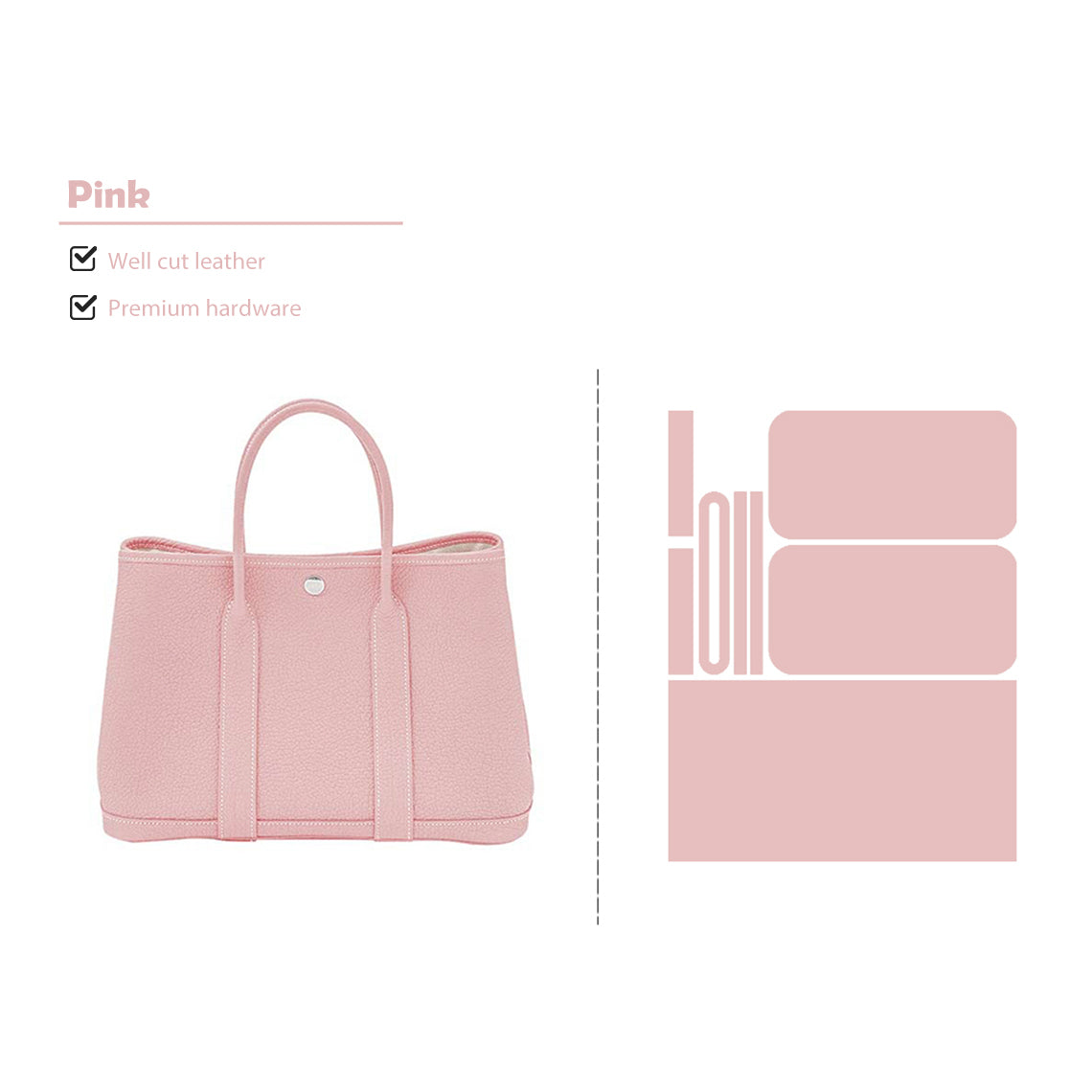 POPSEWING® Full Grain Leather New Garden Handbag - Advanced DIY Kits - Image 20