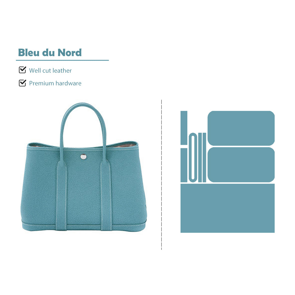 POPSEWING® Full Grain Leather New Garden Handbag - Advanced DIY Kits - Image 15