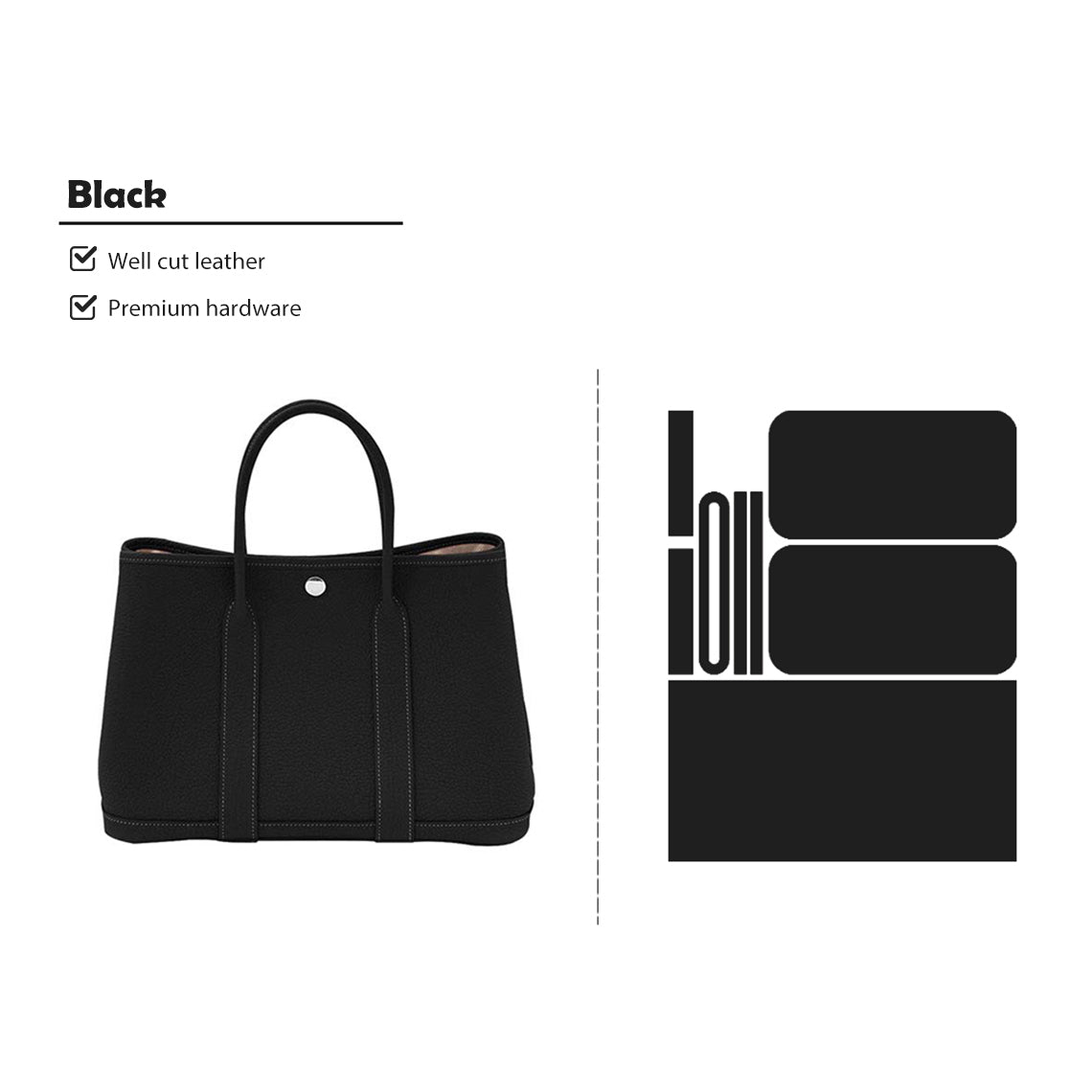 POPSEWING® Full Grain Leather New Garden Handbag - Advanced DIY Kits - Image 21