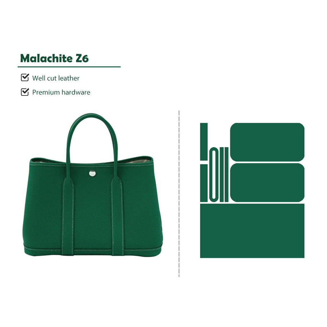 POPSEWING® Full Grain Leather New Garden Handbag - Advanced DIY Kits - Image 22