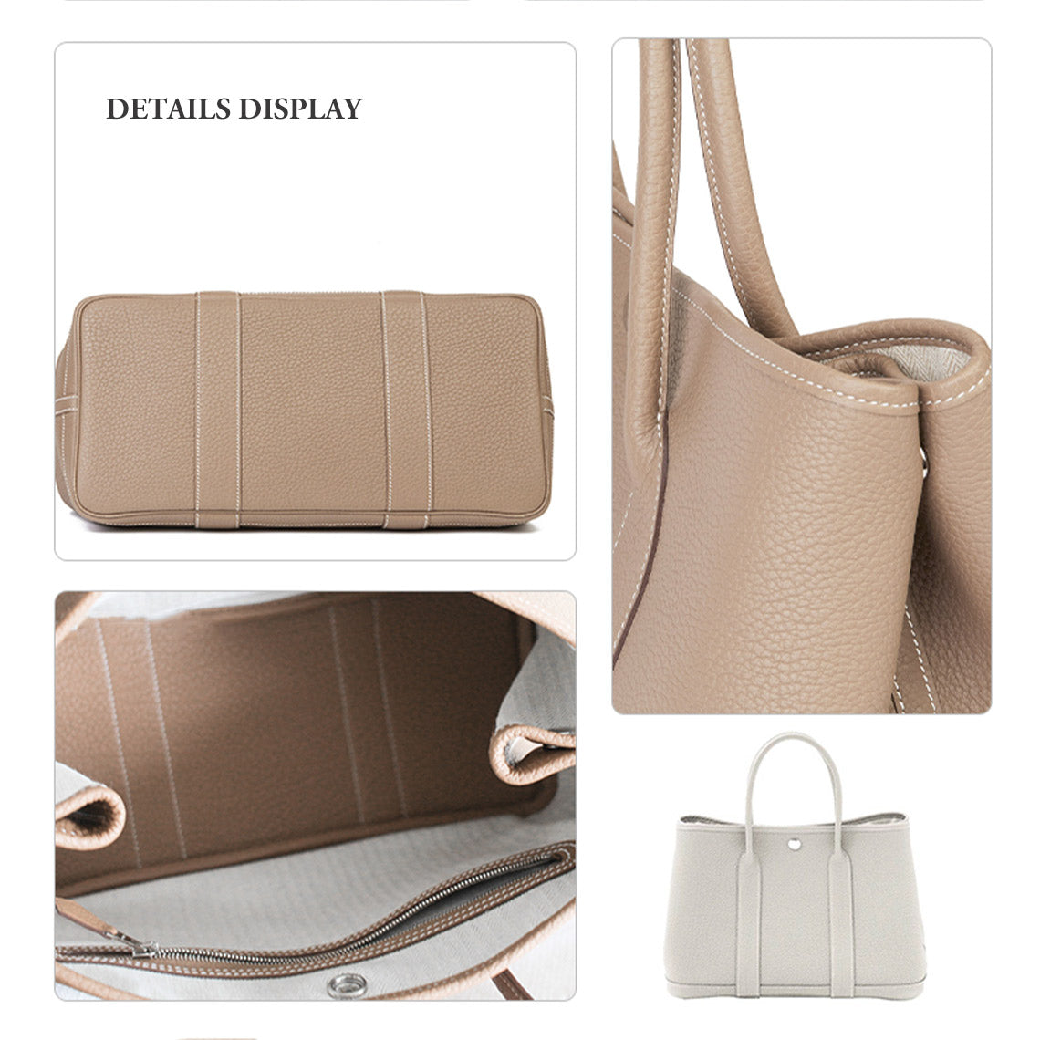 POPSEWING® Full Grain Leather New Garden Handbag - Advanced DIY Kits - Image 8