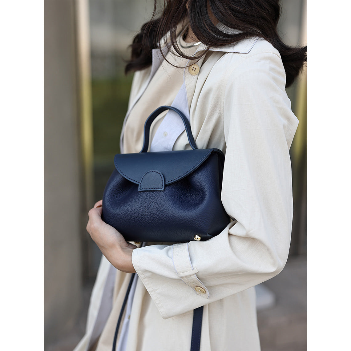 POPSEWING® Top Grain Leather Inspired Smile Bag DIY Kits - Image 14