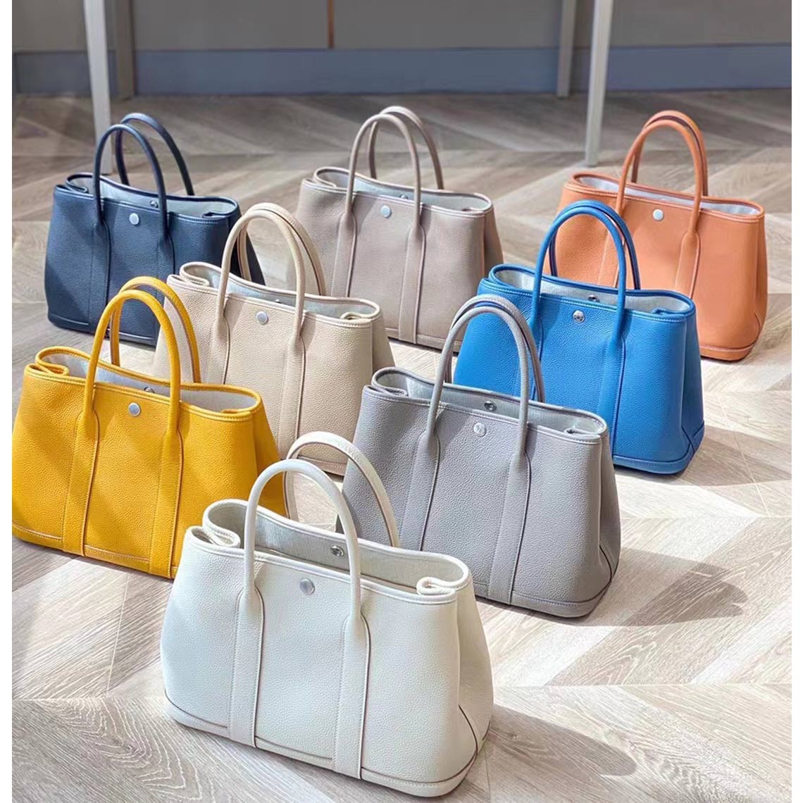 POPSEWING® Full Grain Leather New Garden Handbag - Advanced DIY Kits - Image 2