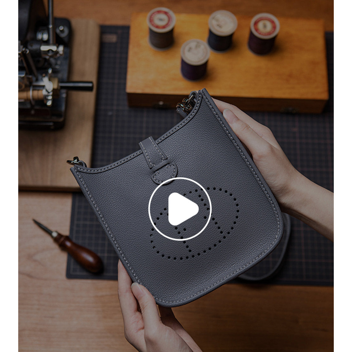 Eveline Bag Leather Mini Crossbody Bag DIY Kit - POPSEWING® - Image 7