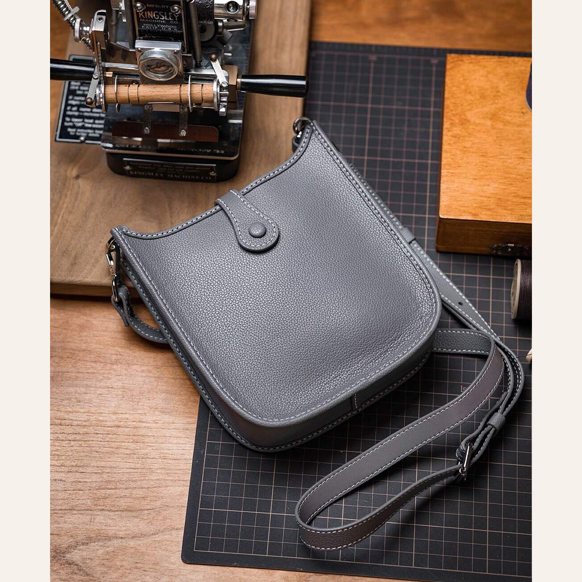 Eveline Bag Leather Mini Crossbody Bag DIY Kit - POPSEWING® - Image 8