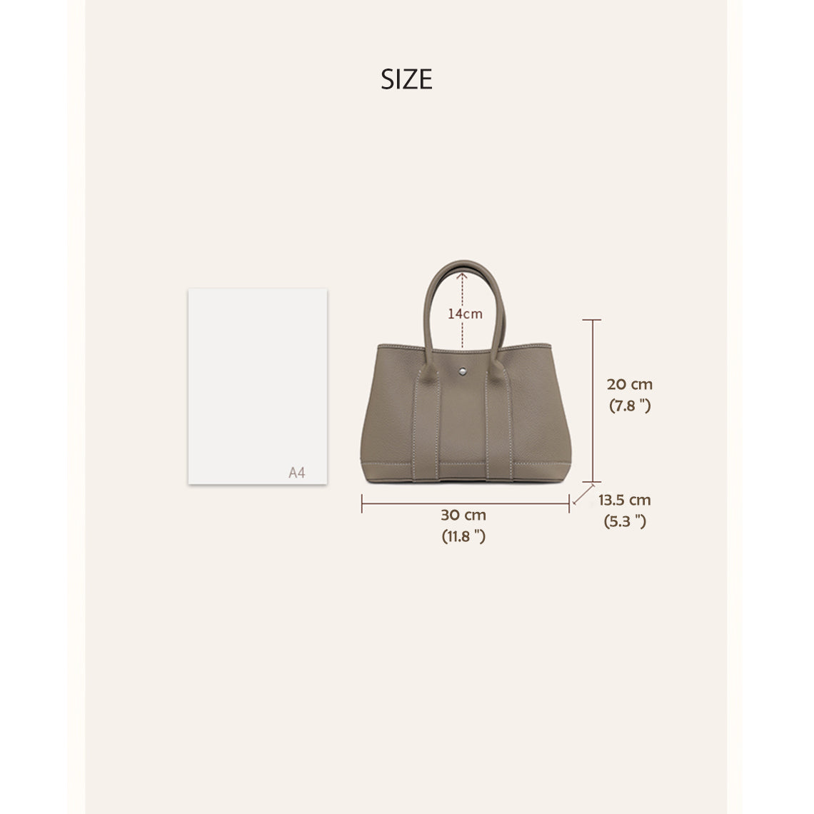 POPSEWING® Top Grain Leather Garden Handbag DIY Kit - Image 5
