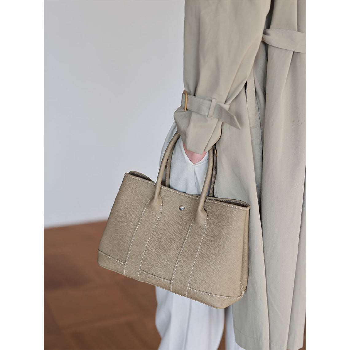 POPSEWING® Top Grain Leather Garden Handbag DIY Kit - Image 7