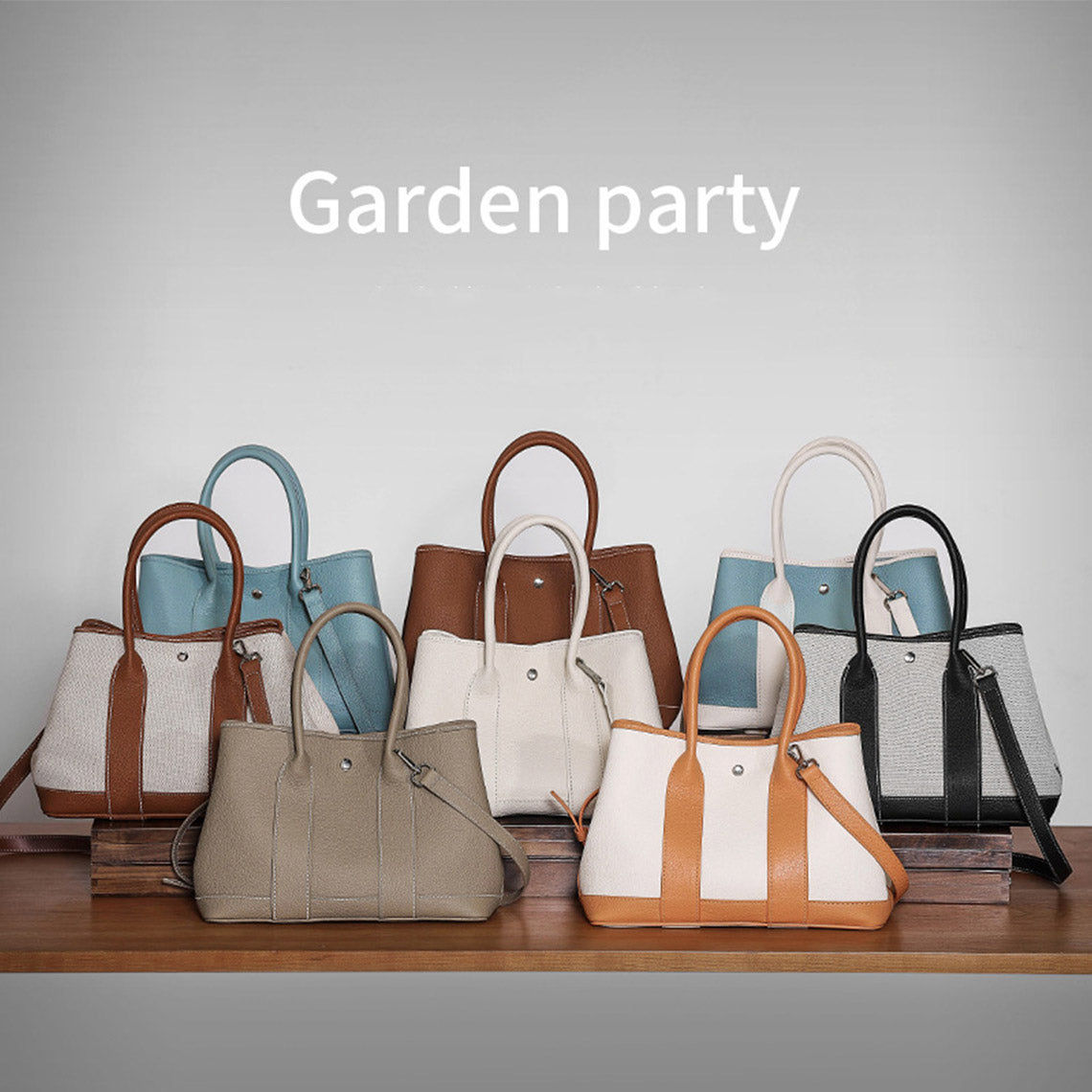 POPSEWING® Top Grain Leather Garden Handbag DIY Kit - Image 2