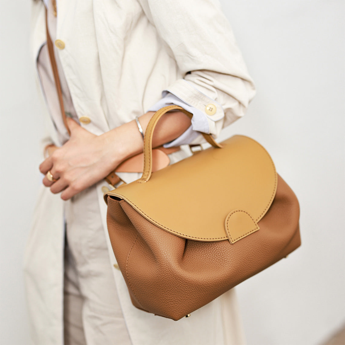 POPSEWING® Top Grain Leather Inspired Smile Bag DIY Kits - Image 18