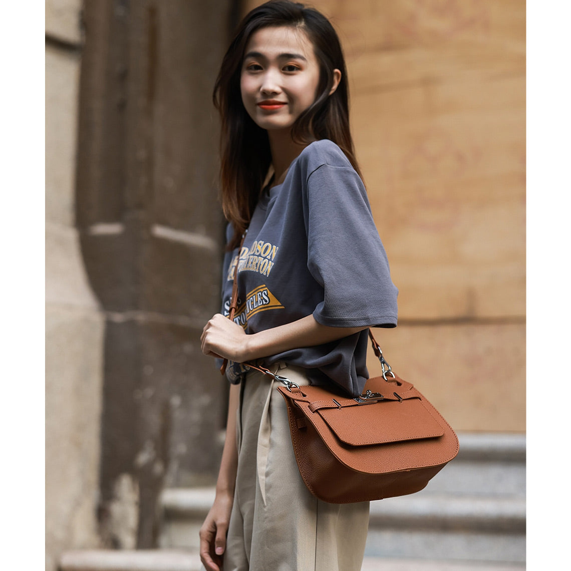 POPSEWING® Top Grain Leather Jypsiere Crossbody Bag DIY Kit - Image 9