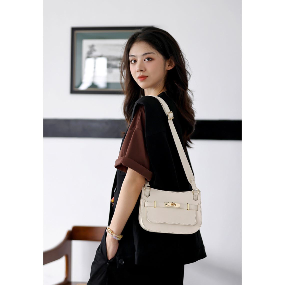 POPSEWING® Top Grain Leather Mini Jypsiere Bag DIY Kits - Image 9