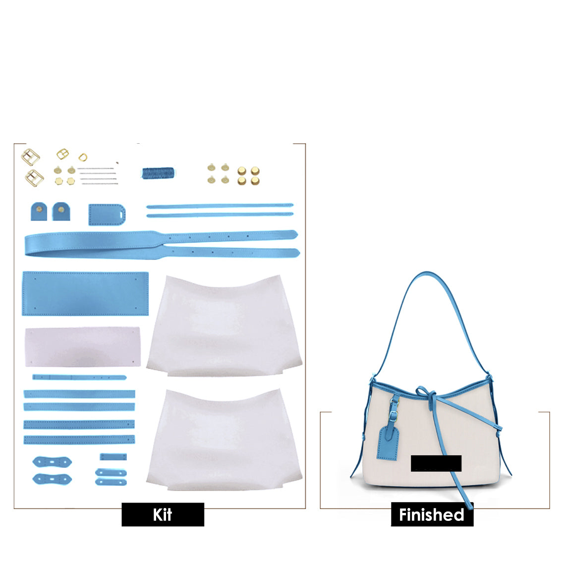 POPSEWING® Leather Dustbag Recycle Shoulder Tote DIY Kits - Image 11
