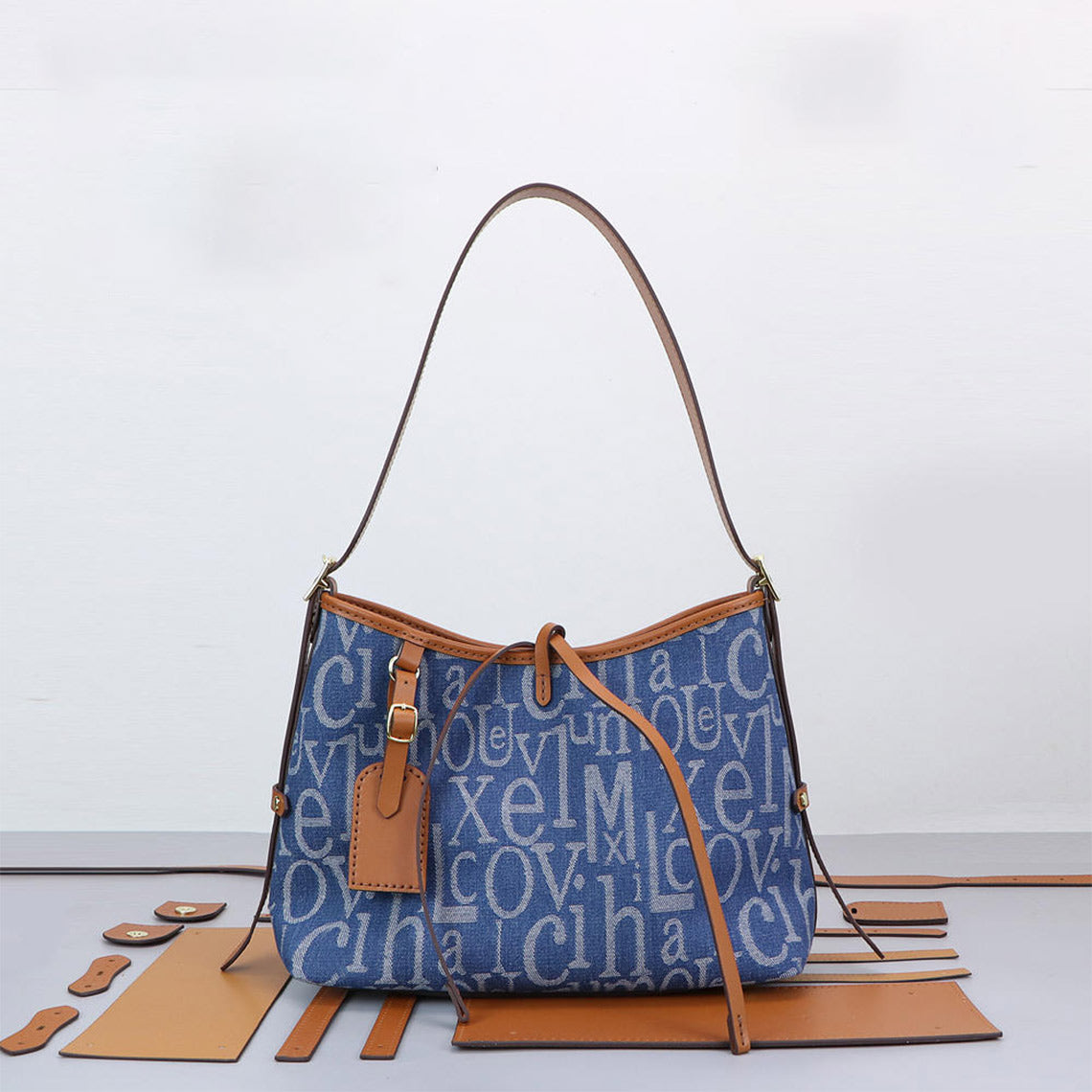 POPSEWING® Leather Dustbag Recycle Shoulder Tote DIY Kits - Image 2