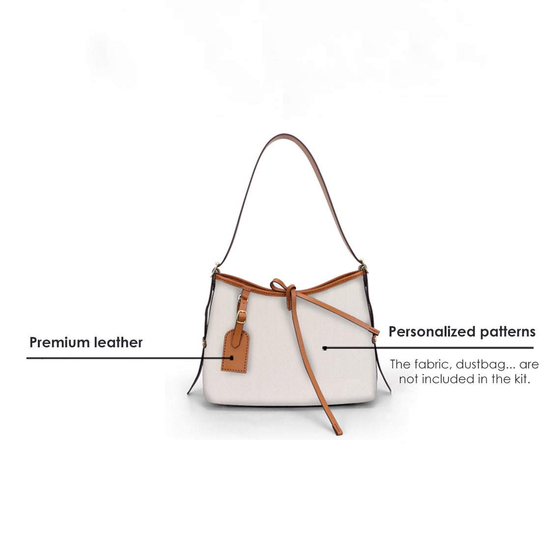 POPSEWING® Leather Dustbag Recycle Shoulder Tote DIY Kits - Image 3