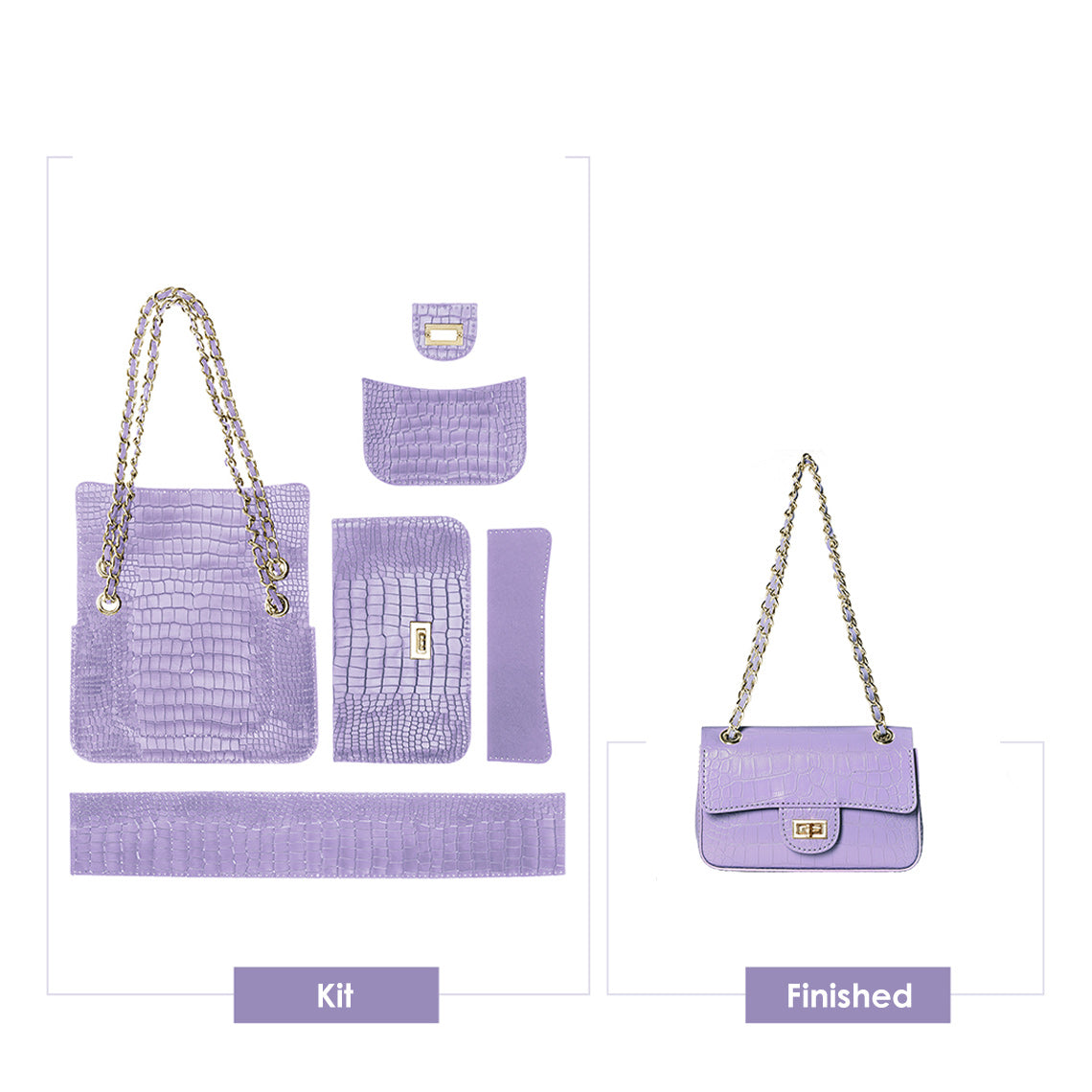 POPSEWING® Leather Small Chain Bag DIY Kit - Image 11
