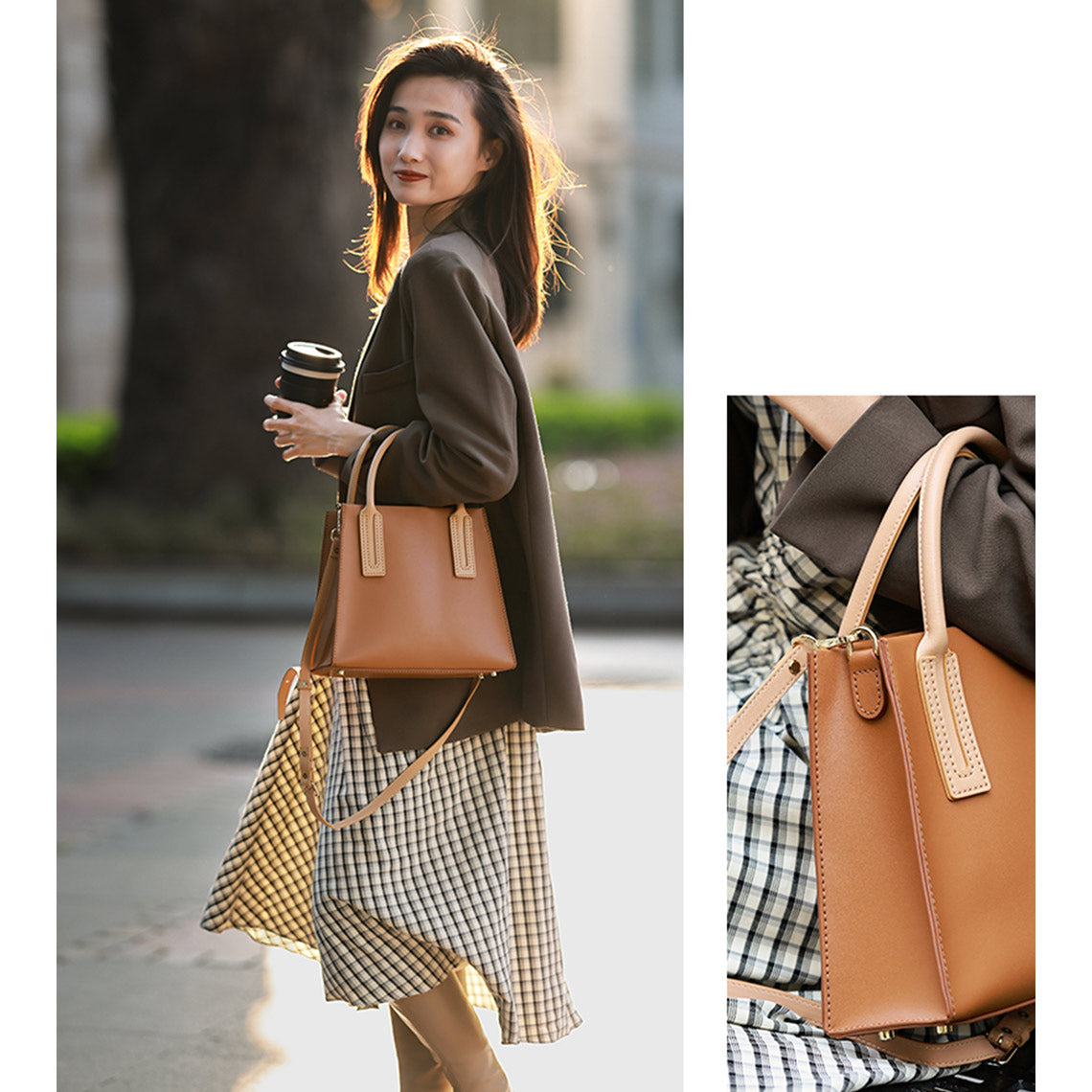 POPSEWING® Leather Women Top Handles Handbag DIY Kit - Image 7