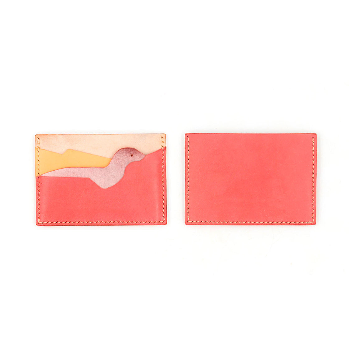 POPSEWING® Top Grain Leather Dinosaur Card Holder DIY Kit - Image 2