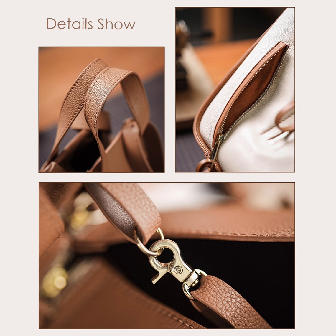 POPSEWING® Leather Women Fold Bag DIY Kit - Image 5
