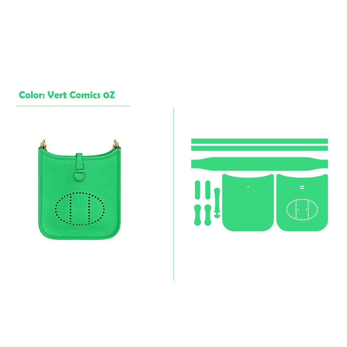 POPSEWING® Full Grain Leather Mini Eveline Bag DIY Kit - Image 25