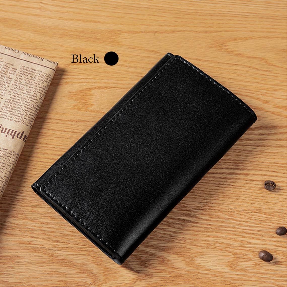 POPSEWING® Full Grain Leather Long Bifold Wallet DIY Kit - Image 8
