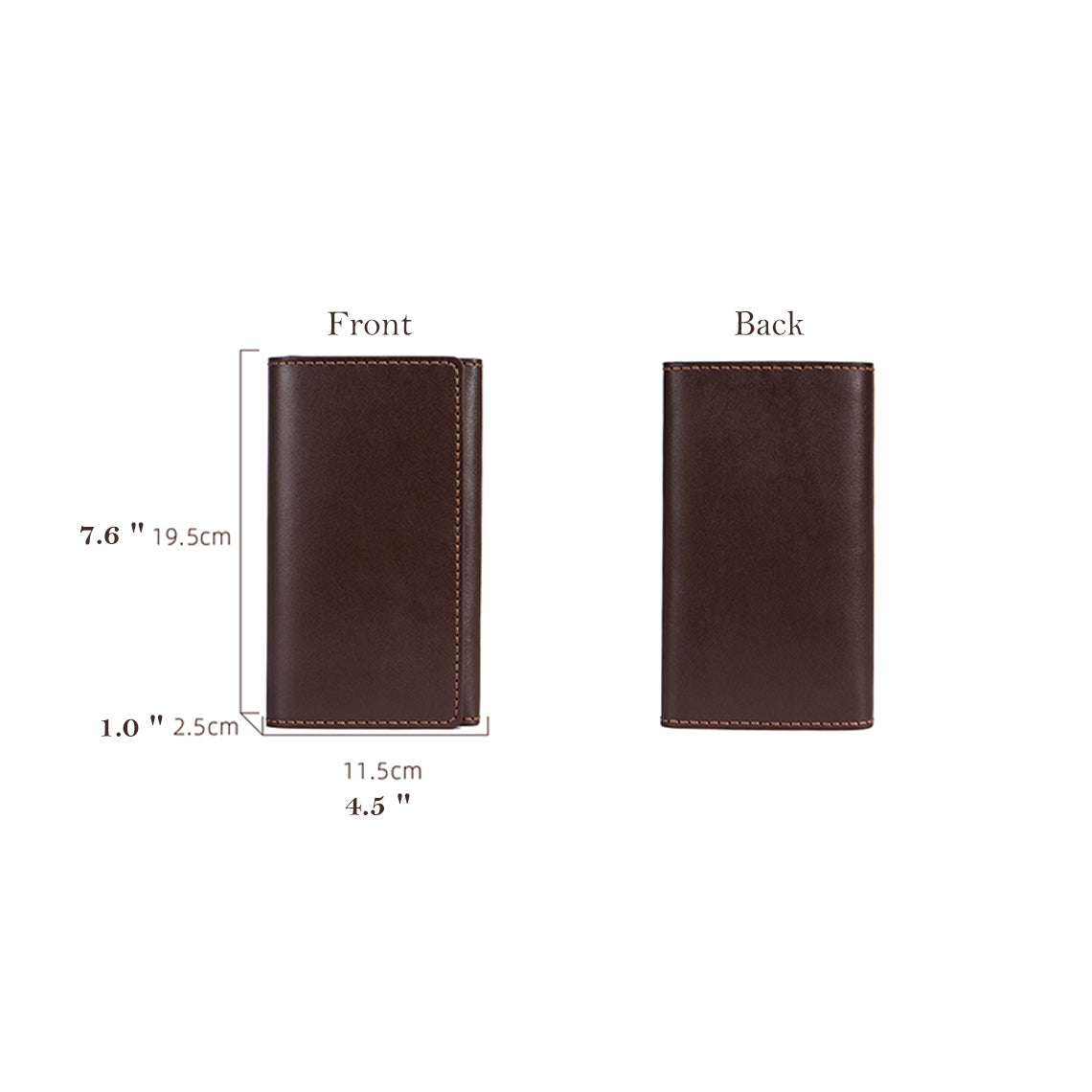 POPSEWING® Full Grain Leather Long Bifold Wallet DIY Kit - Image 4