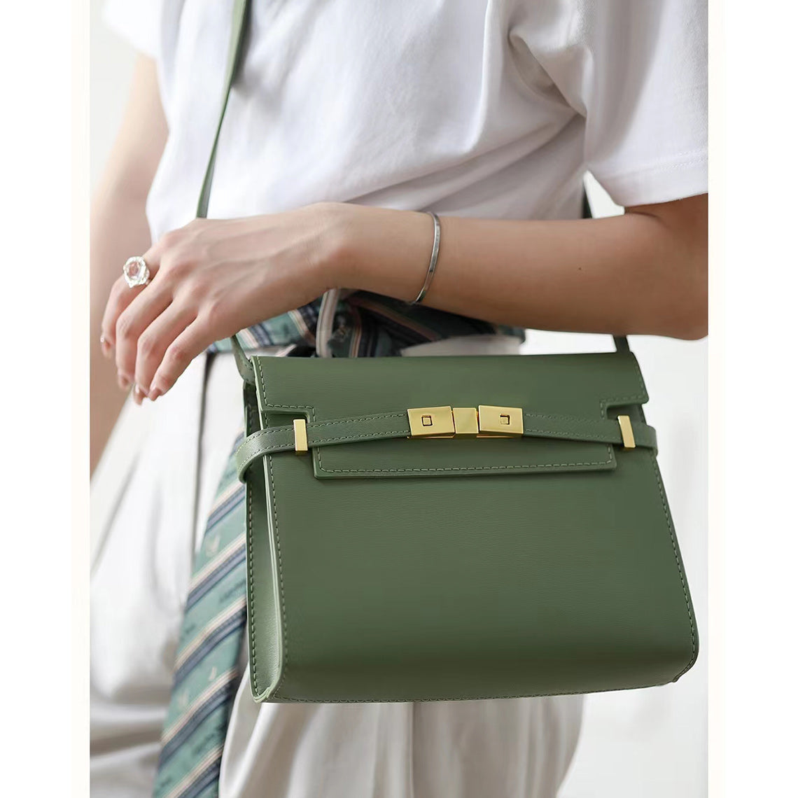 POPSEWING® Leather City Crossbody Bag DIY Kit - Image 8