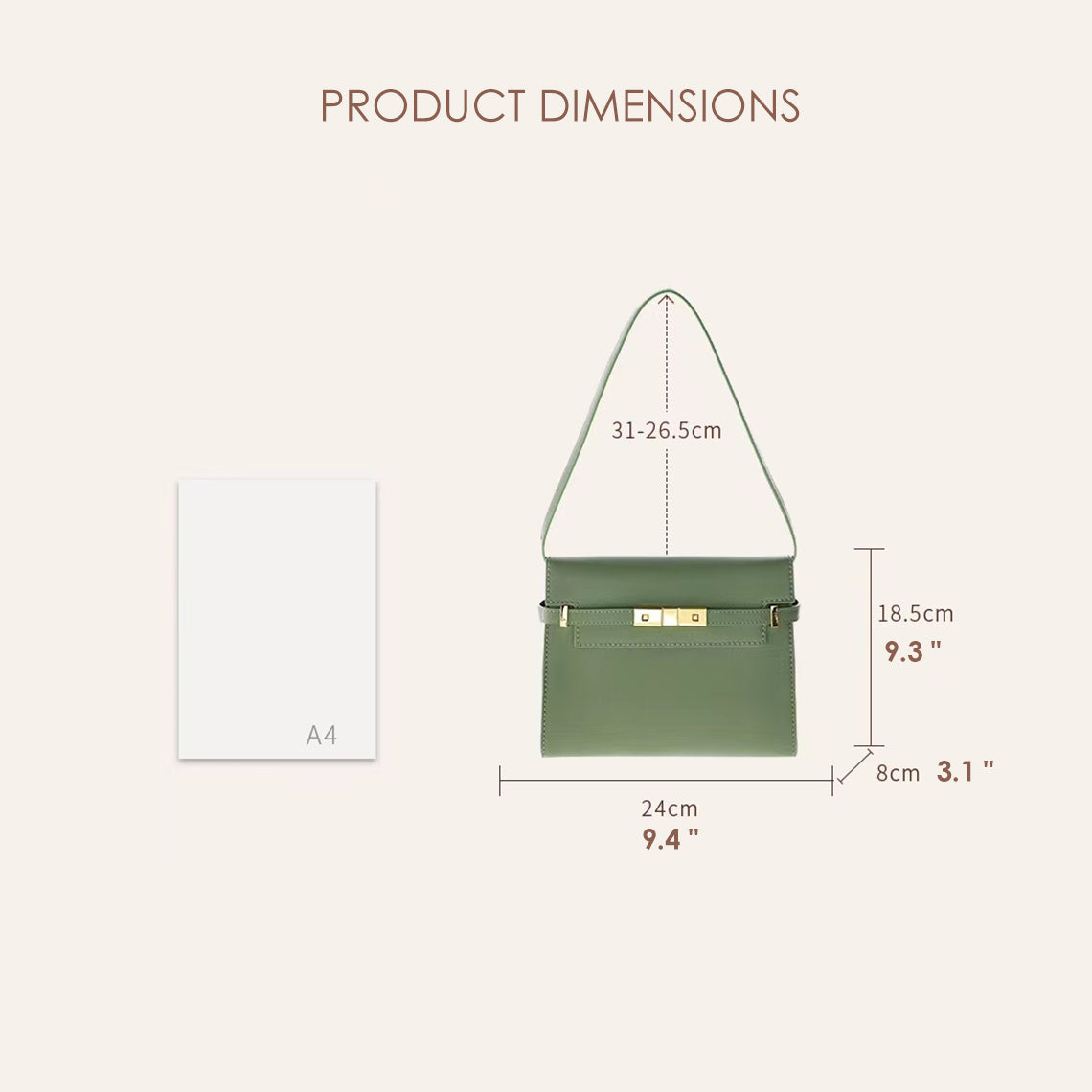 POPSEWING® Leather City Crossbody Bag DIY Kit - Image 3