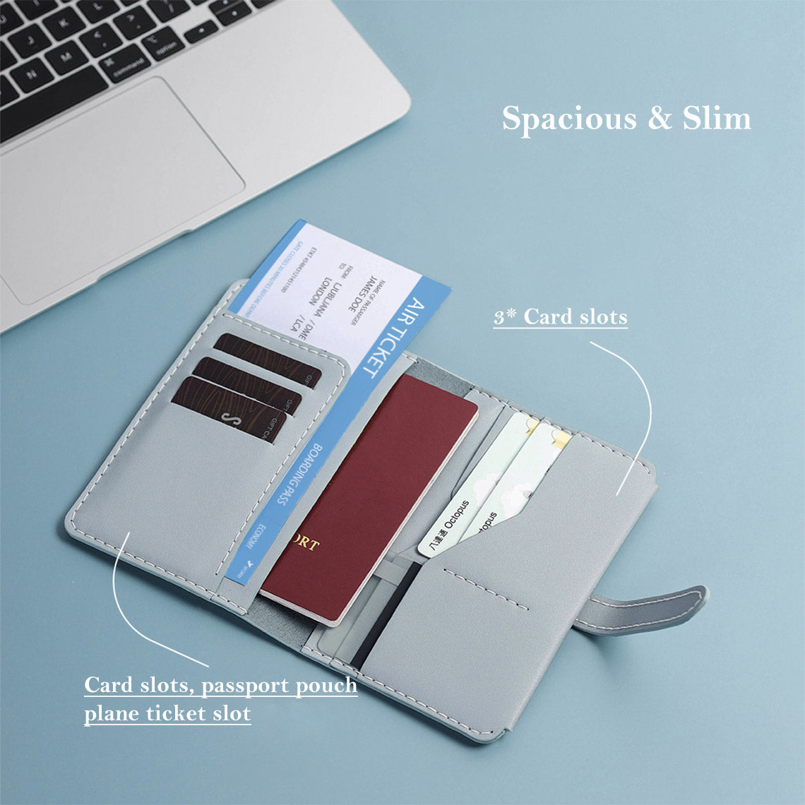 POPSEWING® Leather Passport Wallet DIY Kit - Image 4