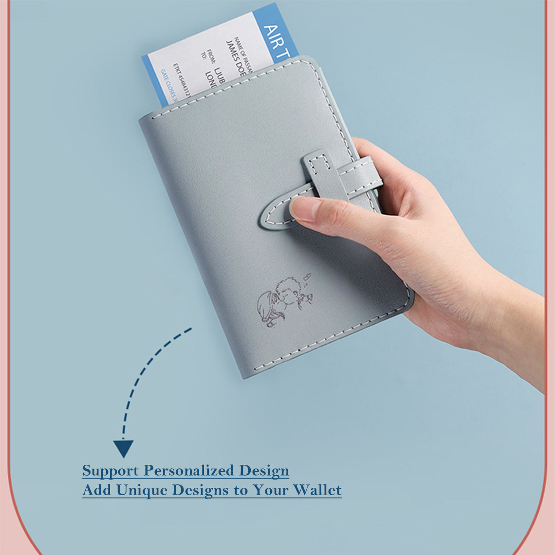 POPSEWING® Leather Passport Wallet DIY Kit - Image 5