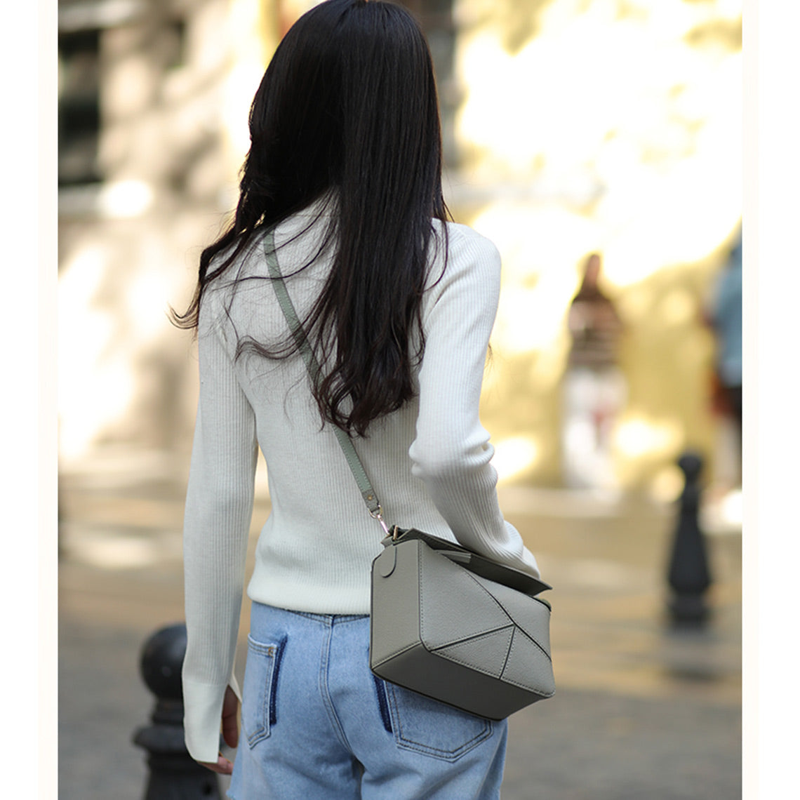 POPSEWING® Leather Geometry Crossbody Bag DIY Kit - Image 13