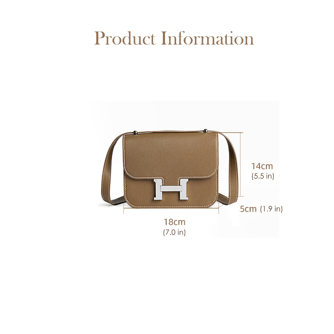 POPSEWING® Leather Square Tofu Crossbody Konstance Bag DIY Kit - Image 6