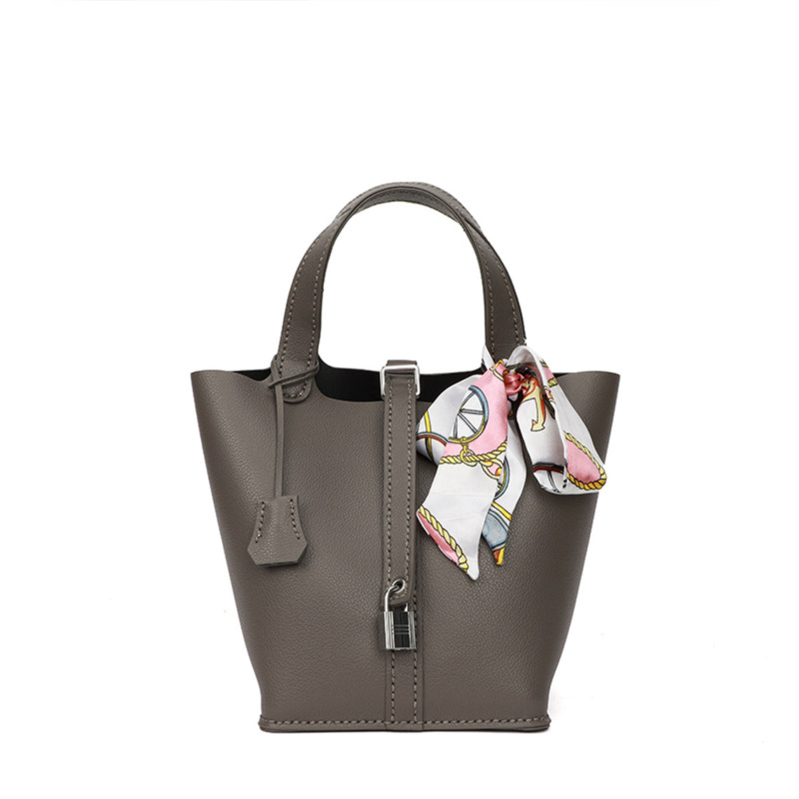 POPSEWING® Vegan Leather Lady Lock Tote Bag DIY Kit - Image 5